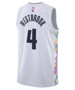 Denver Nuggets Nike City Edition Swingman Jersey 2024 - White - Russell Westbrook - Unisex
