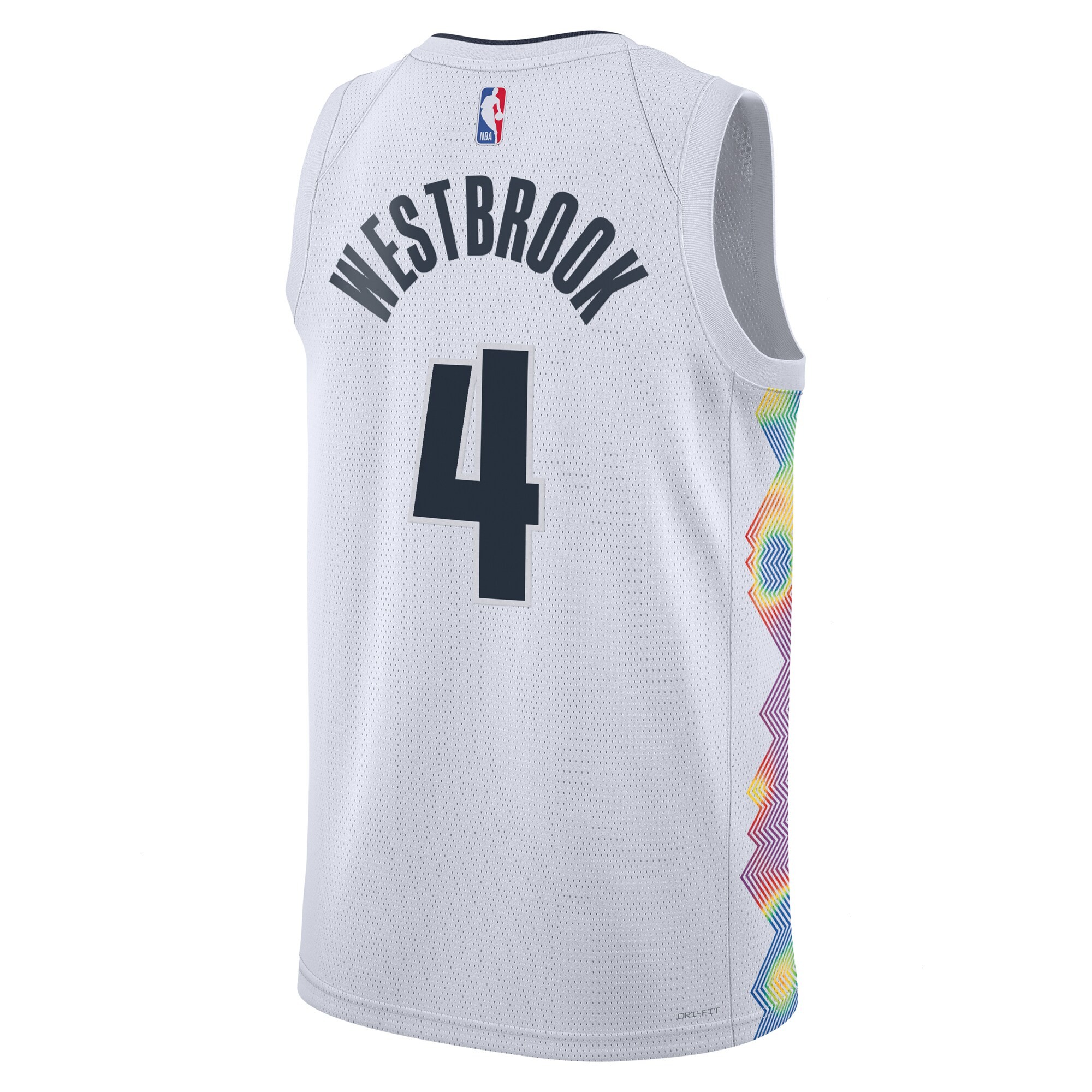 Denver Nuggets Nike City Edition Swingman Jersey 2024 - White - Russell Westbrook - Unisex