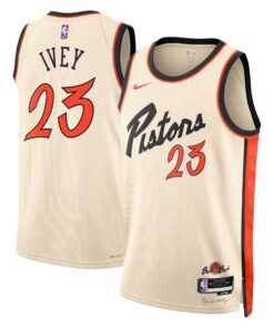 Detroit Pistons Nike City Edition Swingman Jersey 2024 - Creme - Jaden Ivey - Unisex