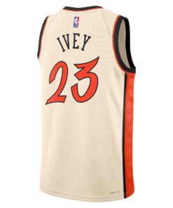 Detroit Pistons Nike City Edition Swingman Jersey 2024 - Creme - Jaden Ivey - Unisex
