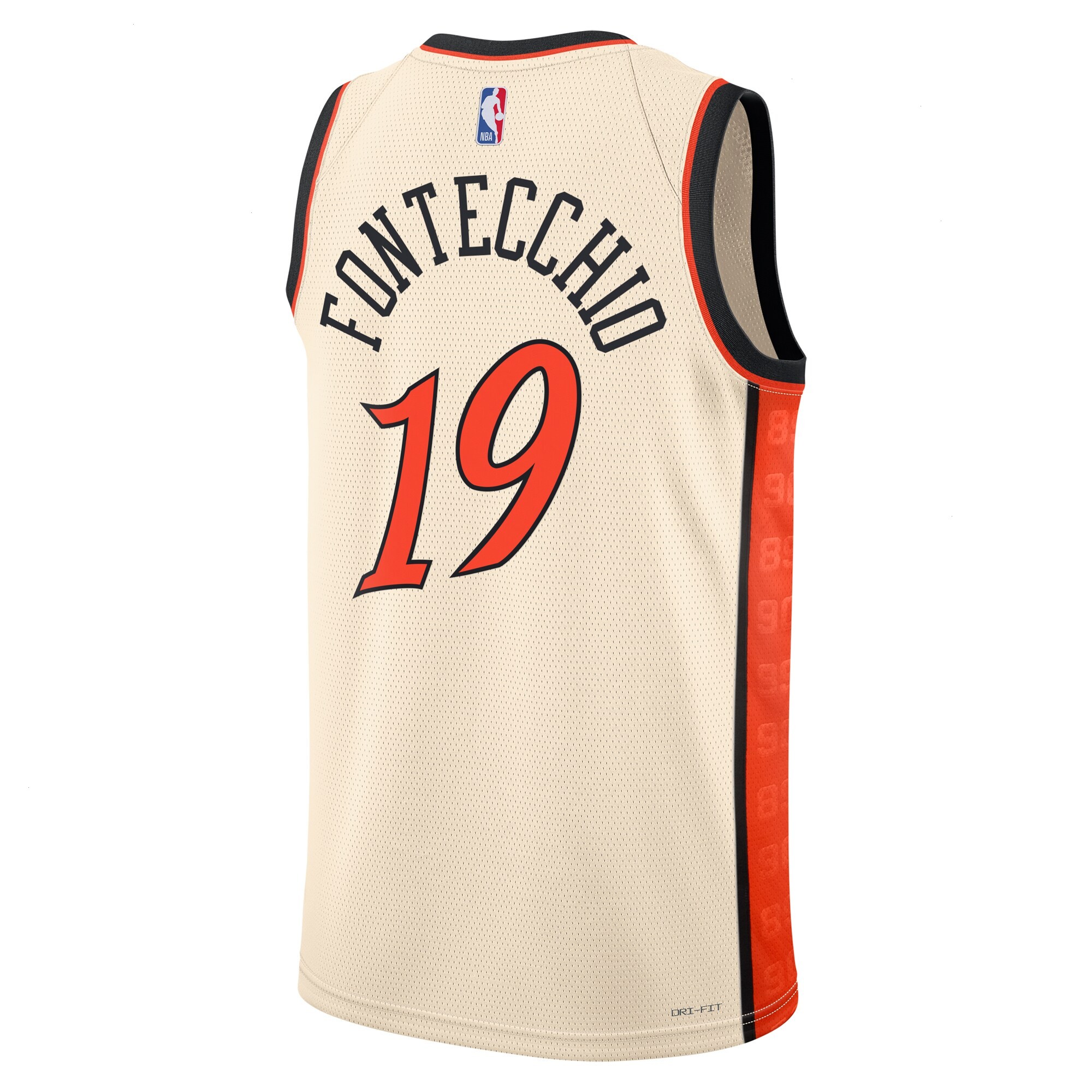 Detroit Pistons Nike City Edition Swingman Jersey 2024 - Creme - Simone Fontecchio - Unisex