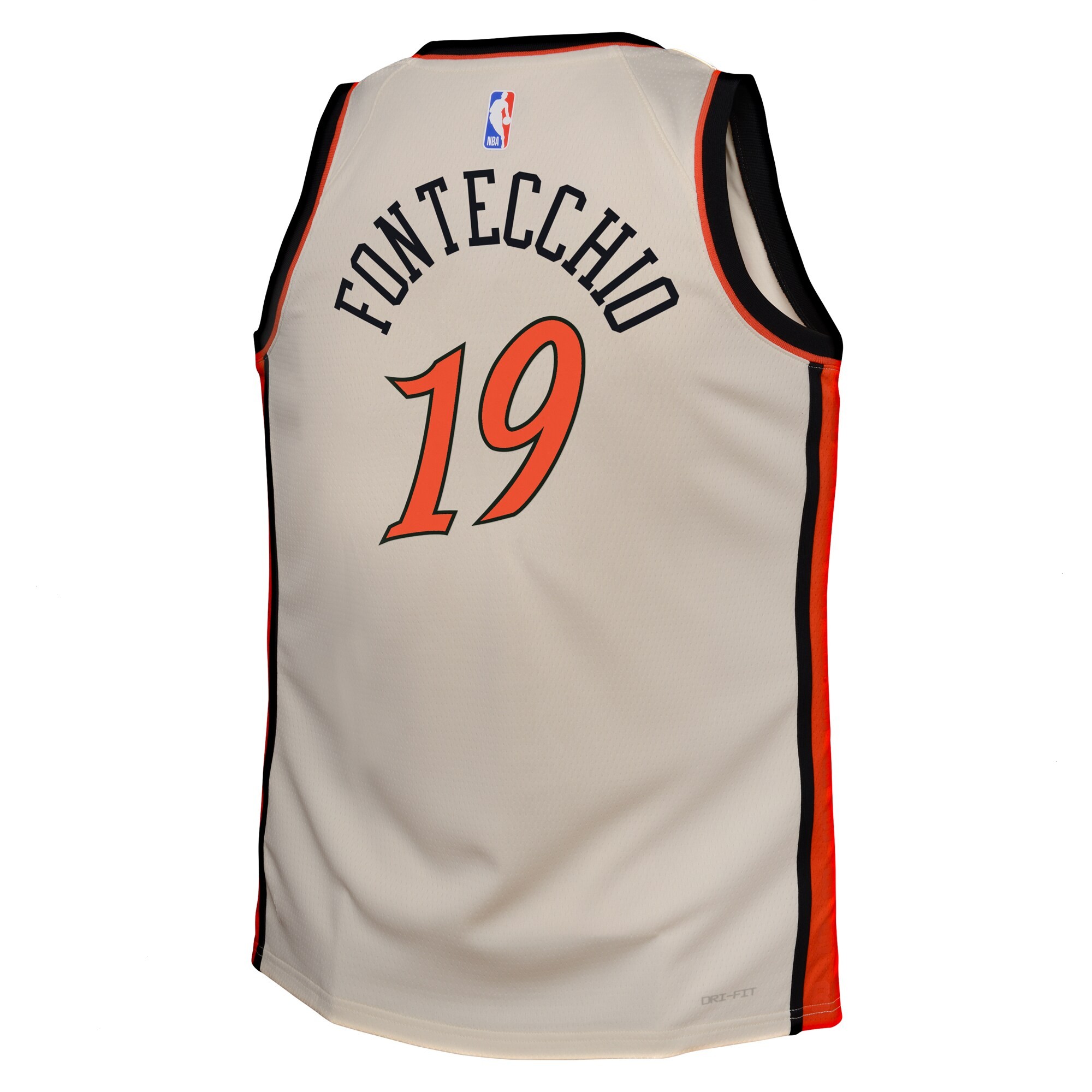 Detroit Pistons Nike City Edition Swingman Jersey 2024 - Creme - Simone Fontecchio - Youth