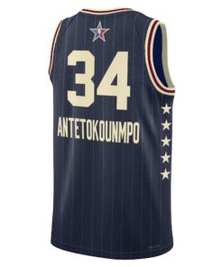 Eastern Conference Jordan Brand All-Star 2024 Swingman Jersey - Navy - Giannis Antetokounmpo - Unisex