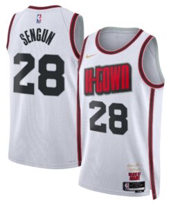 Houston Rockets Nike City Edition Swingman Jersey 2024 - White - Alperen Sengun - Unisex