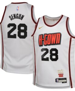 Houston Rockets Nike City Edition Swingman Jersey 2024 - White - Alperen Sengun - Youth