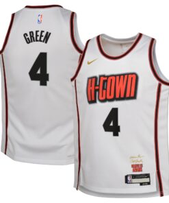 Houston Rockets Nike City Edition Swingman Jersey 2024 - White - Jalen Green - Youth