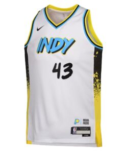 Indiana Pacers Nike City Edition Swingman Jersey 2024 - White - Pascal Siakam - Youth