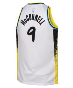 Indiana Pacers Nike City Edition Swingman Jersey 2024 - White - T.J. McConnell - Youth