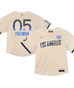 Infant Los Angeles Dodgers Freddie Freeman Nike Cream 2024 City Connect Limited Player Jersey