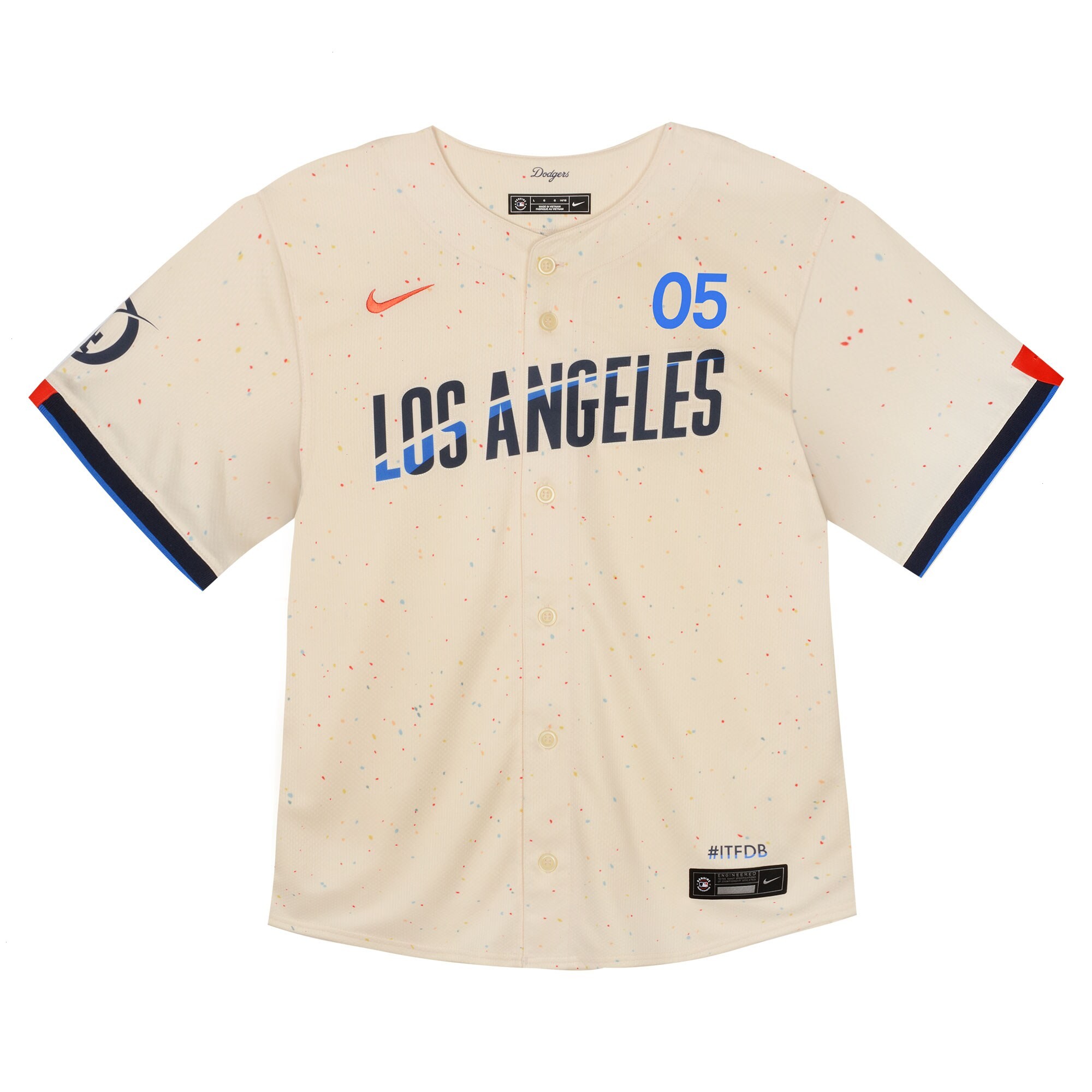 Infant Los Angeles Dodgers Freddie Freeman Nike Cream 2024 City Connect Limited Player Jersey