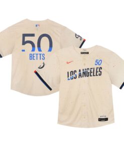 Infant Los Angeles Dodgers Mookie Betts Nike Cream 2024 City Connect Limited Player Jersey