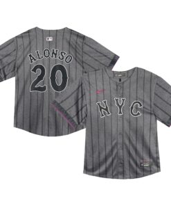 Infant New York Mets Pete Alonso Nike Graphite 2024 City Connect Limited Player Jersey