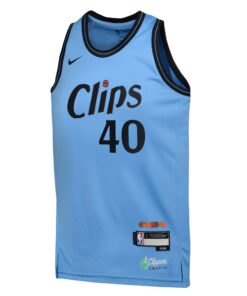LA Clippers Nike City Edition Swingman Jersey 2024 - Blue - Ivica Zubac - Youth