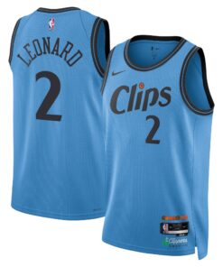 LA Clippers Nike City Edition Swingman Jersey 2024 - Blue - Kawhi Leonard - Unisex