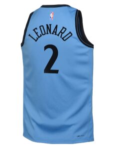 LA Clippers Nike City Edition Swingman Jersey 2024 - Blue - Kawhi Leonard - Youth