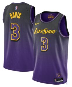 Los Angeles Lakers Nike City Edition Swingman Jersey 2024 - Purple - Anthony Davis - Unisex