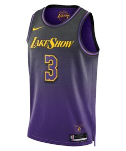 Los Angeles Lakers Nike City Edition Swingman Jersey 2024 - Purple - Anthony Davis - Unisex