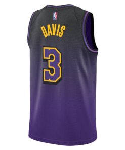 Los Angeles Lakers Nike City Edition Swingman Jersey 2024 - Purple - Anthony Davis - Unisex
