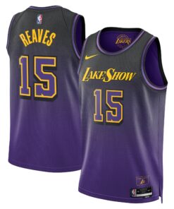 Los Angeles Lakers Nike City Edition Swingman Jersey 2024 - Purple - Austin Reaves - Unisex