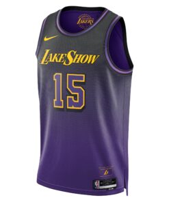 Los Angeles Lakers Nike City Edition Swingman Jersey 2024 - Purple - Austin Reaves - Unisex