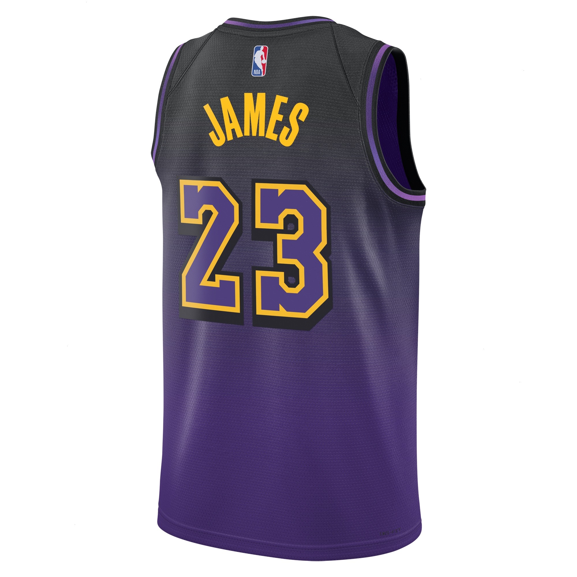 Los Angeles Lakers Nike City Edition Swingman Jersey 2024 - Purple - Lebron James - Unisex