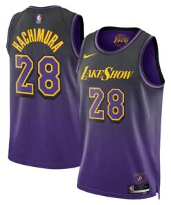Los Angeles Lakers Nike City Edition Swingman Jersey 2024 - Purple - Rui Hachimura - Unisex