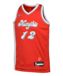 Memphis Grizzlies Nike City Edition Swingman Jersey 2024 - Red - Ja Morant - Youth