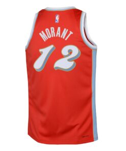 Memphis Grizzlies Nike City Edition Swingman Jersey 2024 - Red - Ja Morant - Youth