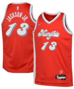 Memphis Grizzlies Nike City Edition Swingman Jersey 2024 - Red - Jaren Jackson Jr. - Youth