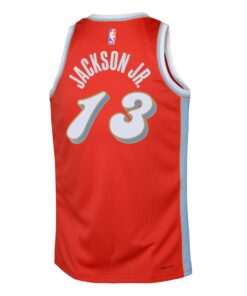 Memphis Grizzlies Nike City Edition Swingman Jersey 2024 - Red - Jaren Jackson Jr. - Youth