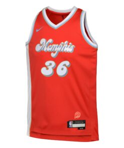 Memphis Grizzlies Nike City Edition Swingman Jersey 2024 - Red - Marcus Smart - Youth