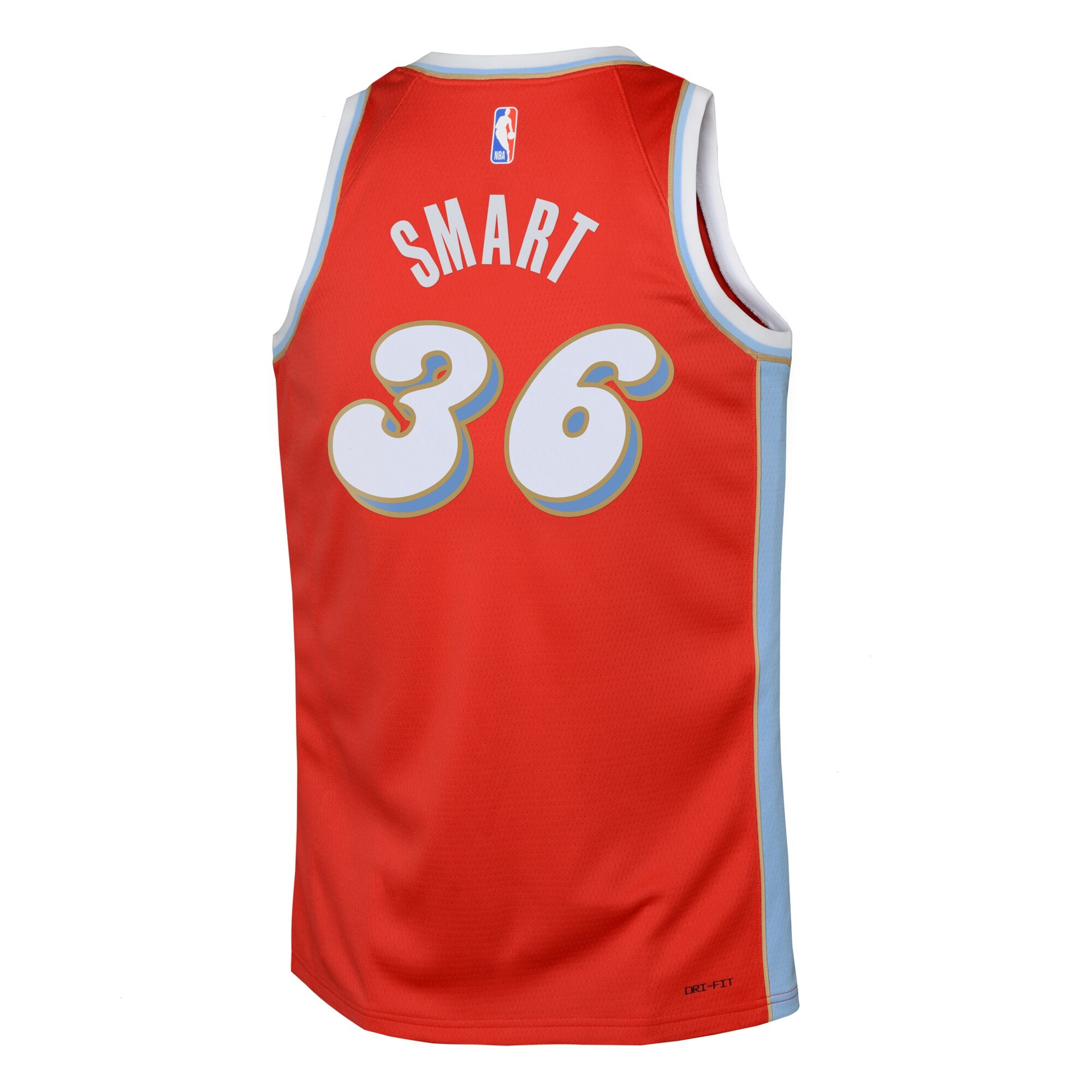 Memphis Grizzlies Nike City Edition Swingman Jersey 2024 - Red - Marcus Smart - Youth