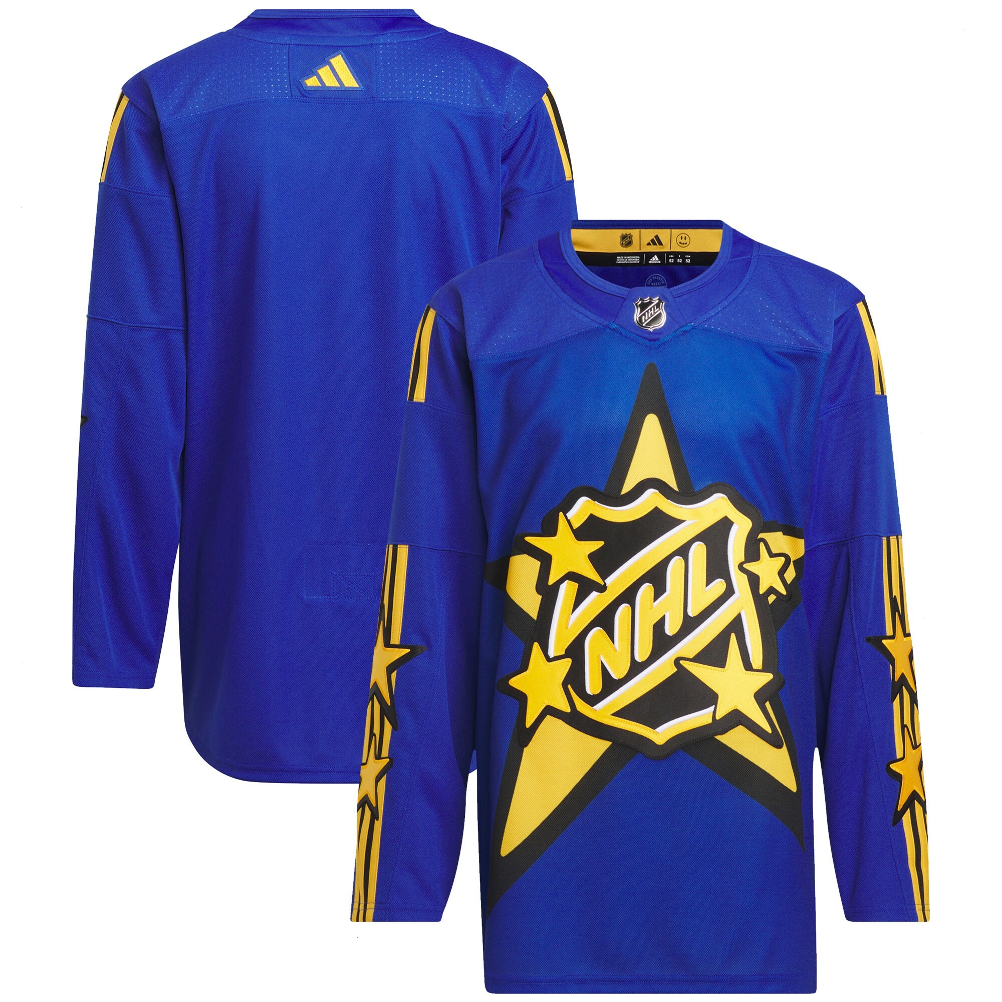 Men's 2024 NHL All-Star Game adidas x drew house Blue Primegreen Authentic Jersey