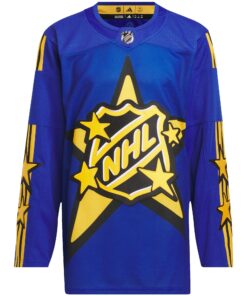 Men's 2024 NHL All-Star Game adidas x drew house Blue Primegreen Authentic Jersey
