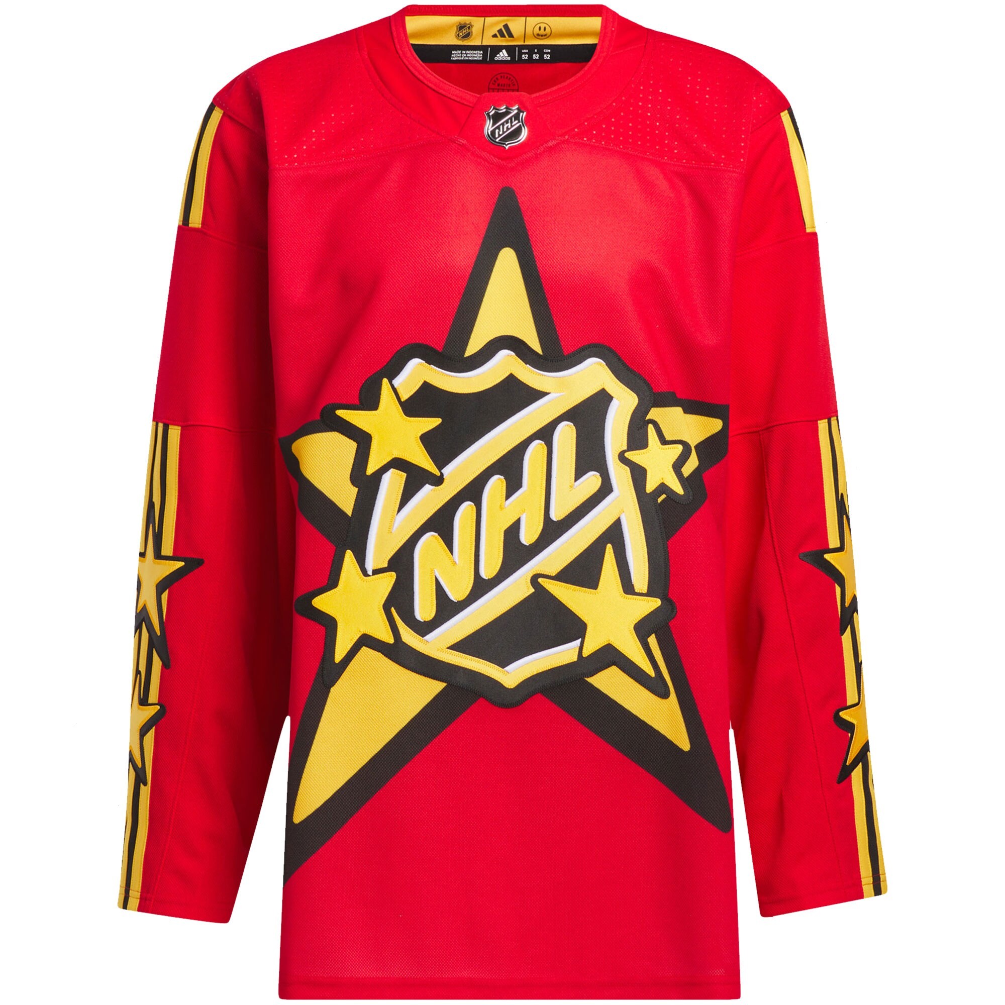 Men's 2024 NHL All-Star Game adidas x drew house Red Primegreen Authentic Jersey