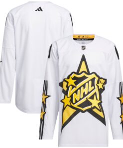 Men's 2024 NHL All-Star Game adidas x drew house White Primegreen Authentic Jersey