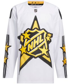 Men's 2024 NHL All-Star Game adidas x drew house White Primegreen Authentic Jersey