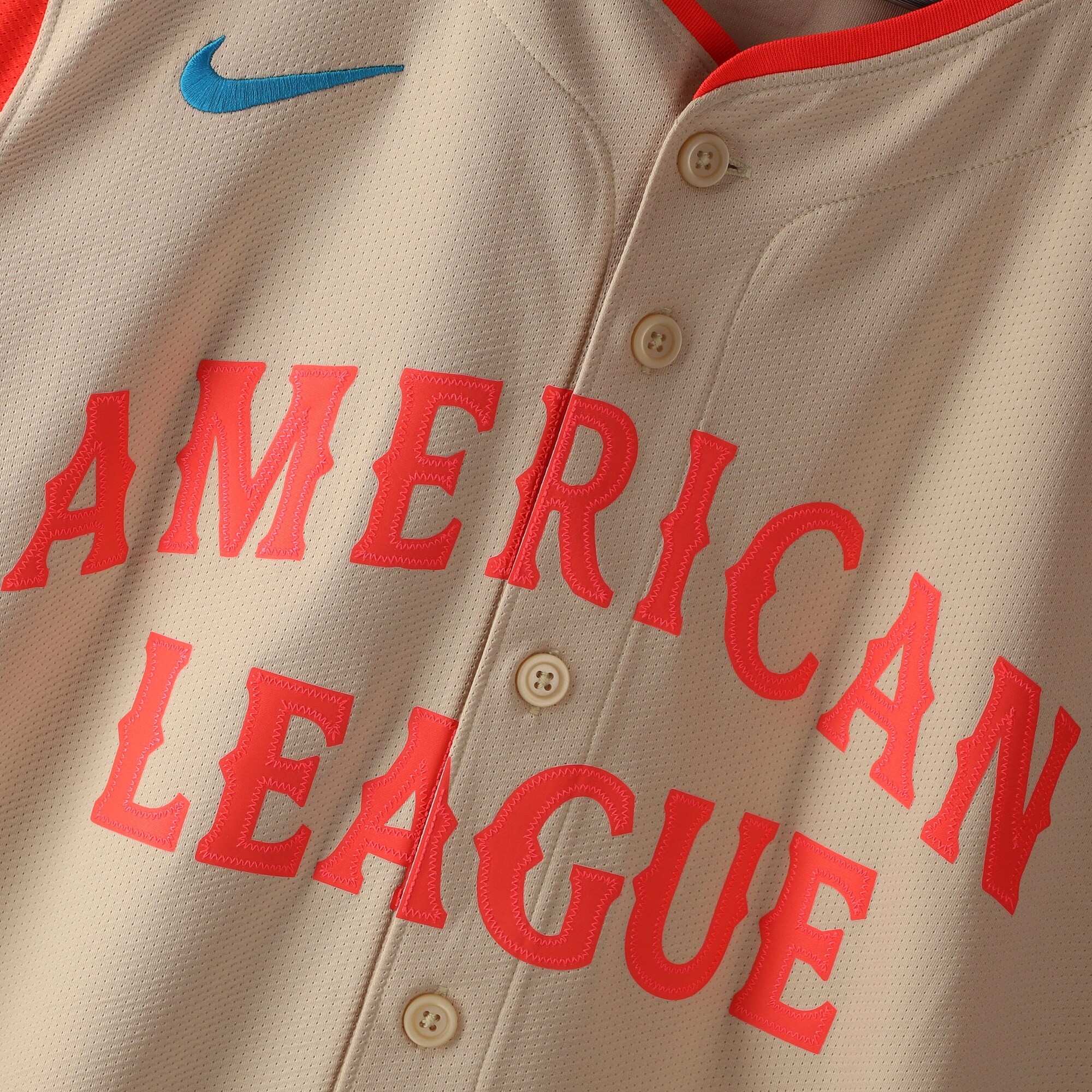 Men's American League Juan Soto Nike Cream 2024 MLB All-Star Game Limited Player Jersey