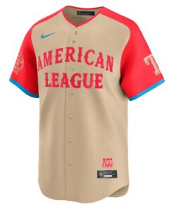 Men's American League Marcus Semien Nike Cream 2024 MLB All-Star Game Limited Player Jersey