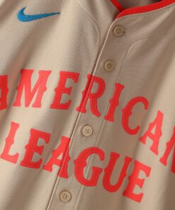 Men's American League Marcus Semien Nike Cream 2024 MLB All-Star Game Limited Player Jersey