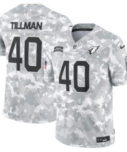Men's Arizona Cardinals Pat Tillman Nike Arctic Camo 2024 Salute to Service Retired Player Limited Jersey