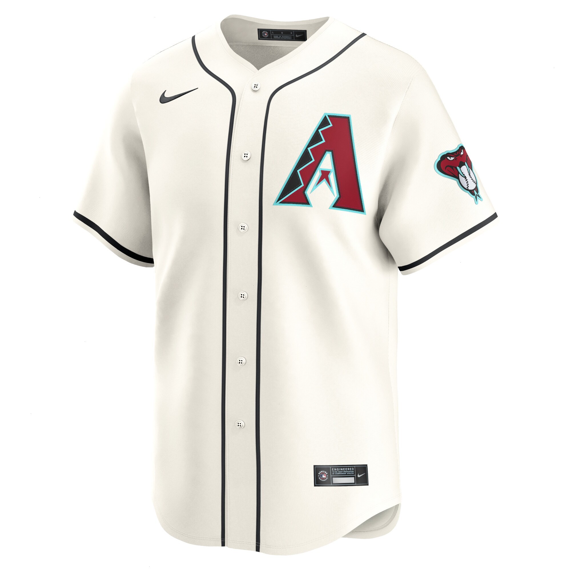 Men's Arizona Diamondbacks Nike White 2024 Jackie Robinson Day Home Limited Jersey