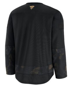 Men's Boston Bruins Fanatics Black 2024 Military Appreciation Practice Jersey