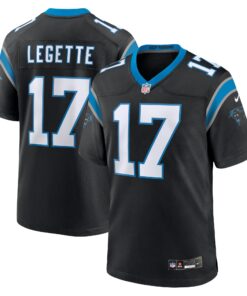 Men's Carolina Panthers Xavier Legette Nike Black 2024 NFL First Round Pick Game Player Jersey