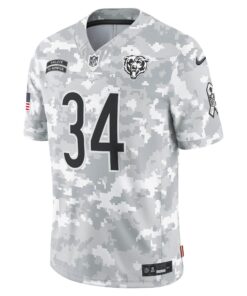 Men's Chicago Bears Walter Payton Nike Arctic Camo 2024 Salute to Service Retired Player Limited Jersey