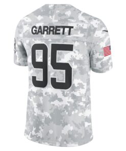 Men's Cleveland Browns Myles Garrett Nike Arctic Camo 2024 Salute to Service Limited Jersey