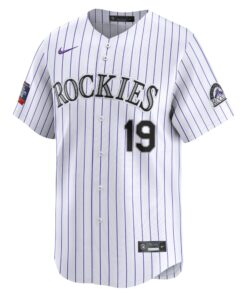 Men's Colorado Rockies Charlie Blackmon Nike White 2024 MLB World Tour Mexico City Series Home Limited Player Jersey