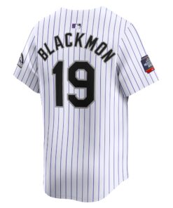 Men's Colorado Rockies Charlie Blackmon Nike White 2024 MLB World Tour Mexico City Series Home Limited Player Jersey