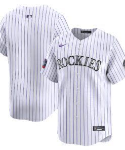 Men's Colorado Rockies Nike White 2024 MLB World Tour Mexico City Series Home Limited Jersey