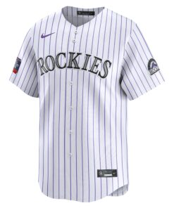 Men's Colorado Rockies Nike White 2024 MLB World Tour Mexico City Series Home Limited Jersey